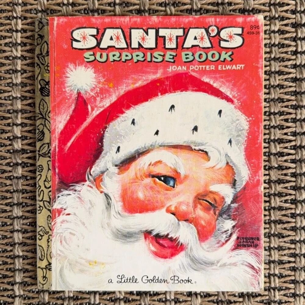Santa's Surprise Book. a Little Golden Book. Vintage 1981